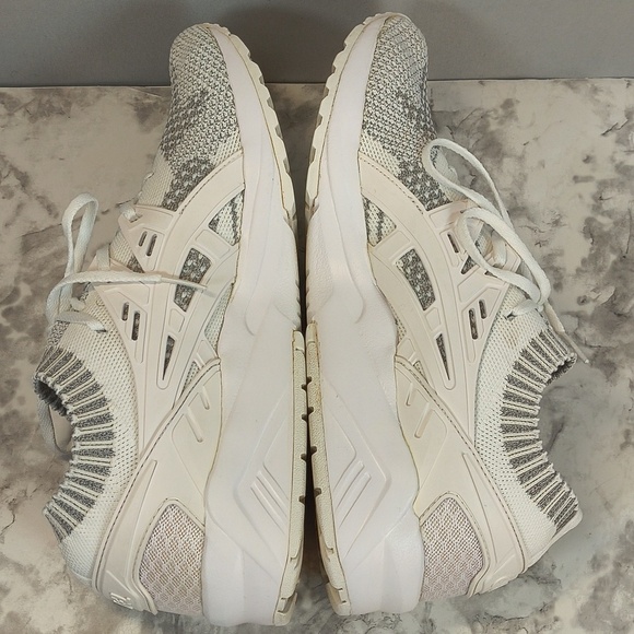 Asics Mens Gel-Kayano Trainer Knit White/Gray Athletic Sneakers Size 9.5 main image 5